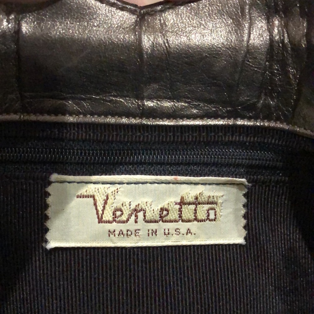 Vintage VENETTO Leather Shoulder Bag / Clutch - Picture 6 of 12